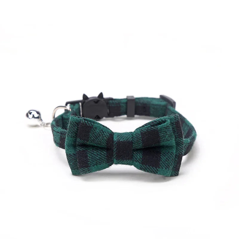 Dog Collar With Sash Small Bell For Cats