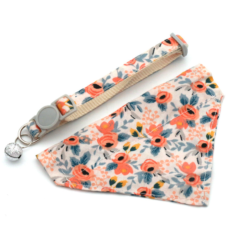 Adjustable Little Daisy Dog Neck Scarf