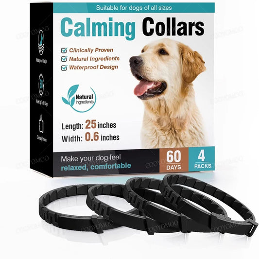 3/4 Pc Dogs Calming Pheromone Collars Pets Relieve Anxiety