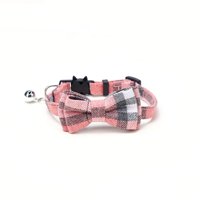 Dog Collar With Sash Small Bell For Cats