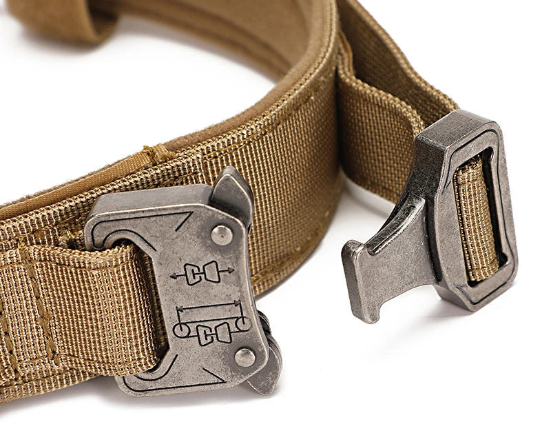 Tactical Dog Collar and Leash, Military Adjustable Durable Nylon Leash