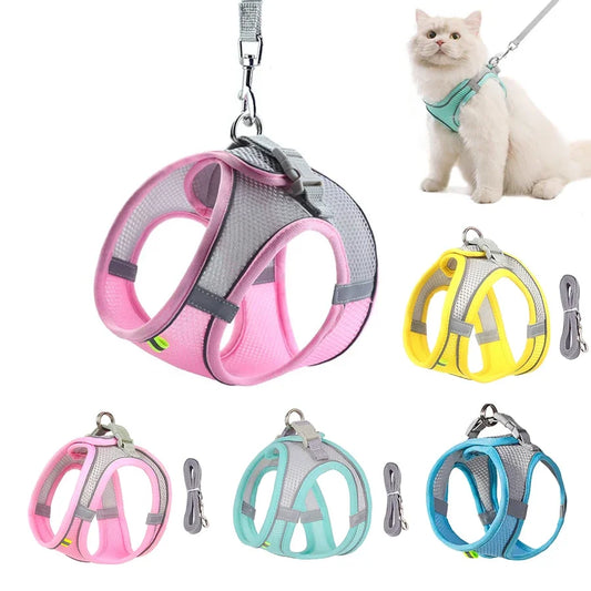 Adjustable Puppy Cat Dog Harness