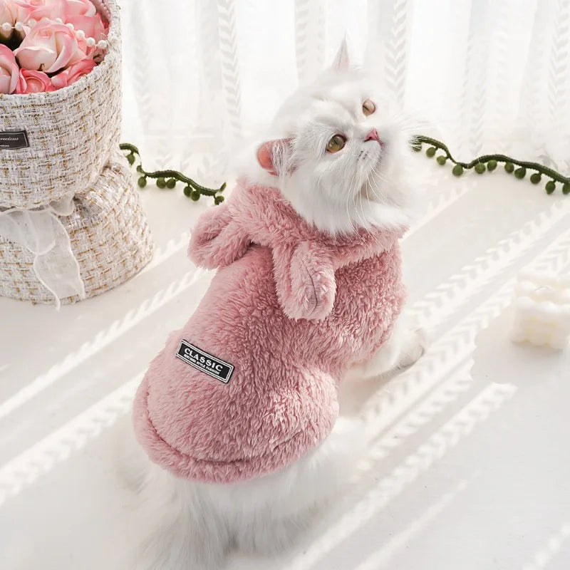 Dog Hoodie Winter Pet