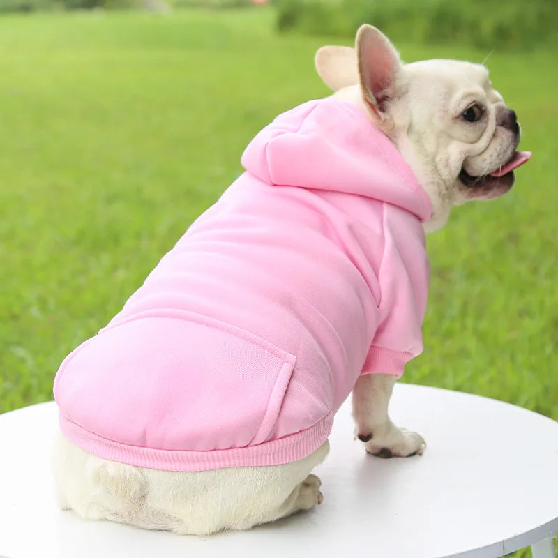 Dog Winter Hooded Sweatshirt for Small Medium Puppy