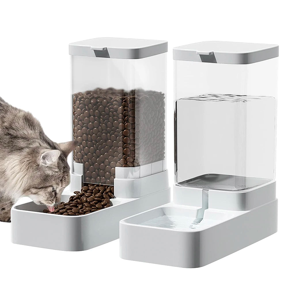 Dog and cat Feeder Water Dispenser Automatic