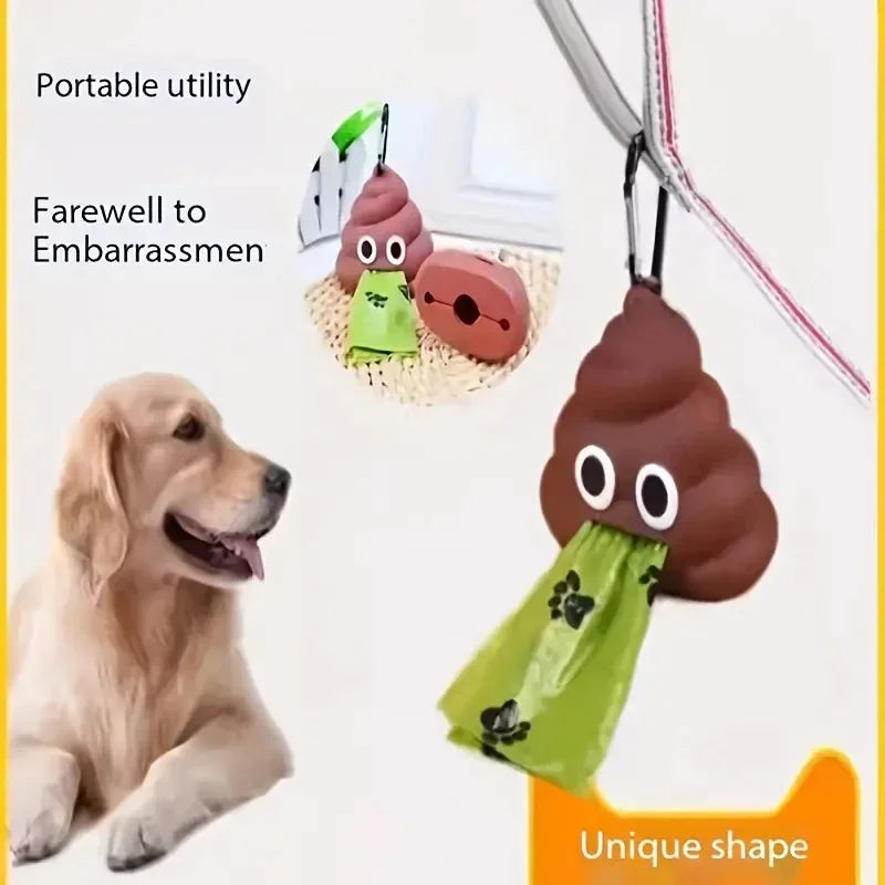 Portable Pet Bin Bag Holder with Clip