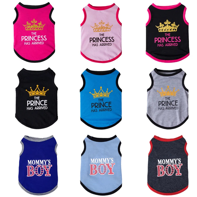 Summer Pet Dog Sleeveless Vest T shirt