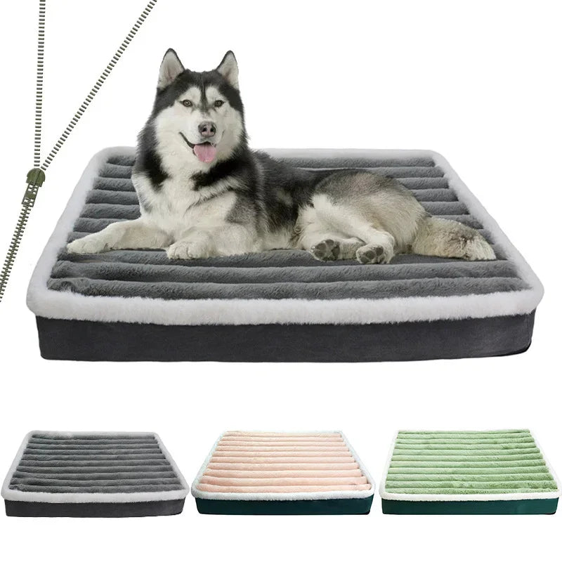 Dog Bed Removable Cover for Large Medium Small Dogs Machine Washable