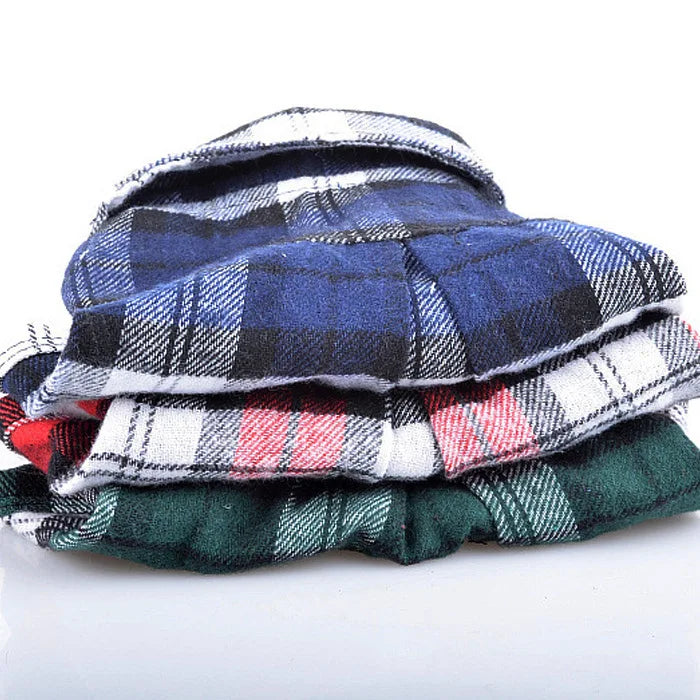 Small Dog/Cat Clothes Plaid Shirt