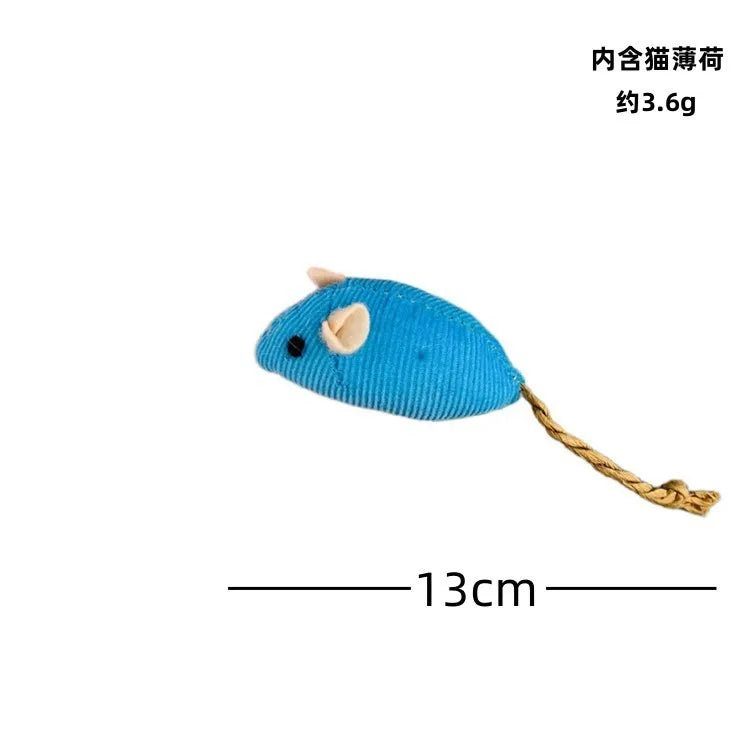 3-200 Pcs Rattle Cat Mouse Toys