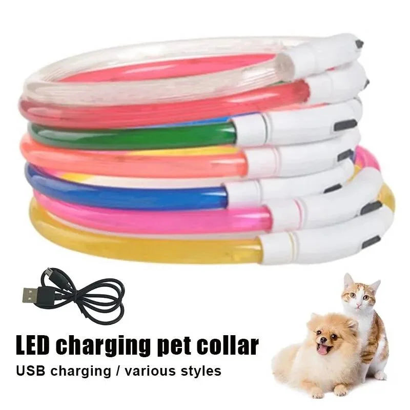 3 Modes Dog Luminous Charge Collar Led Usb