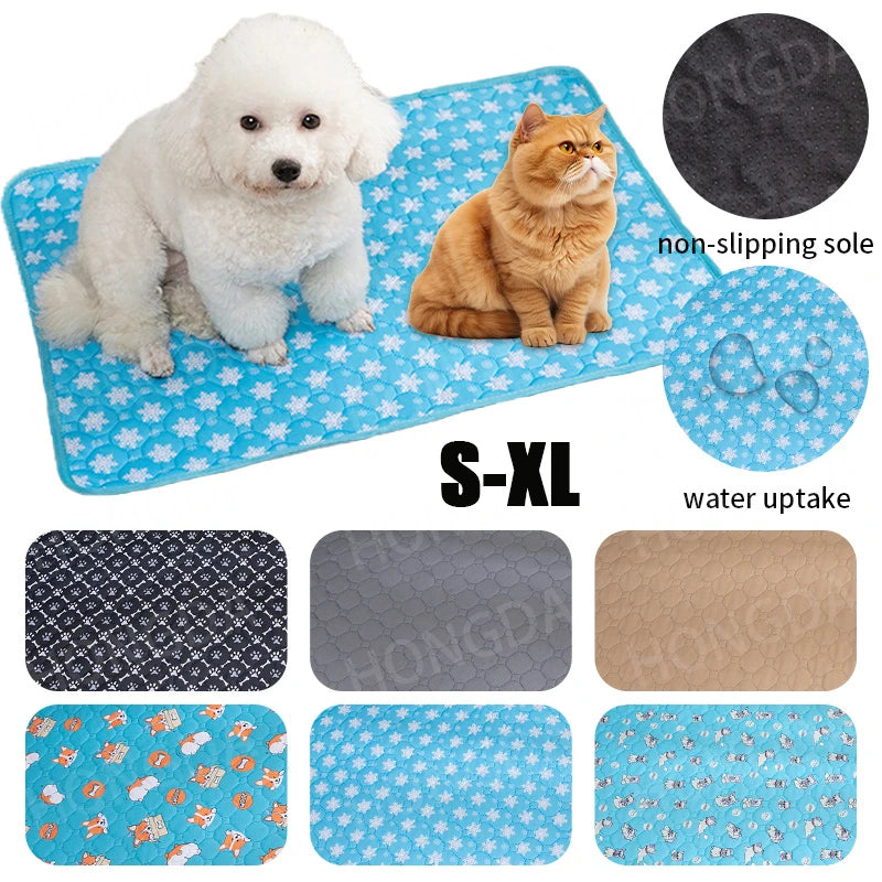 Waterproof Pet Urine Pad, Washable, Reusable