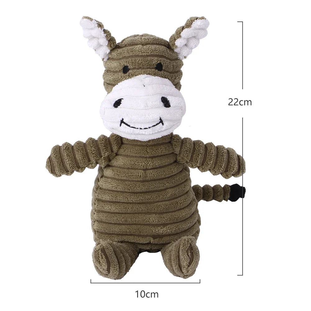 Plush Dog Toy Animals Shape Bite Resistant