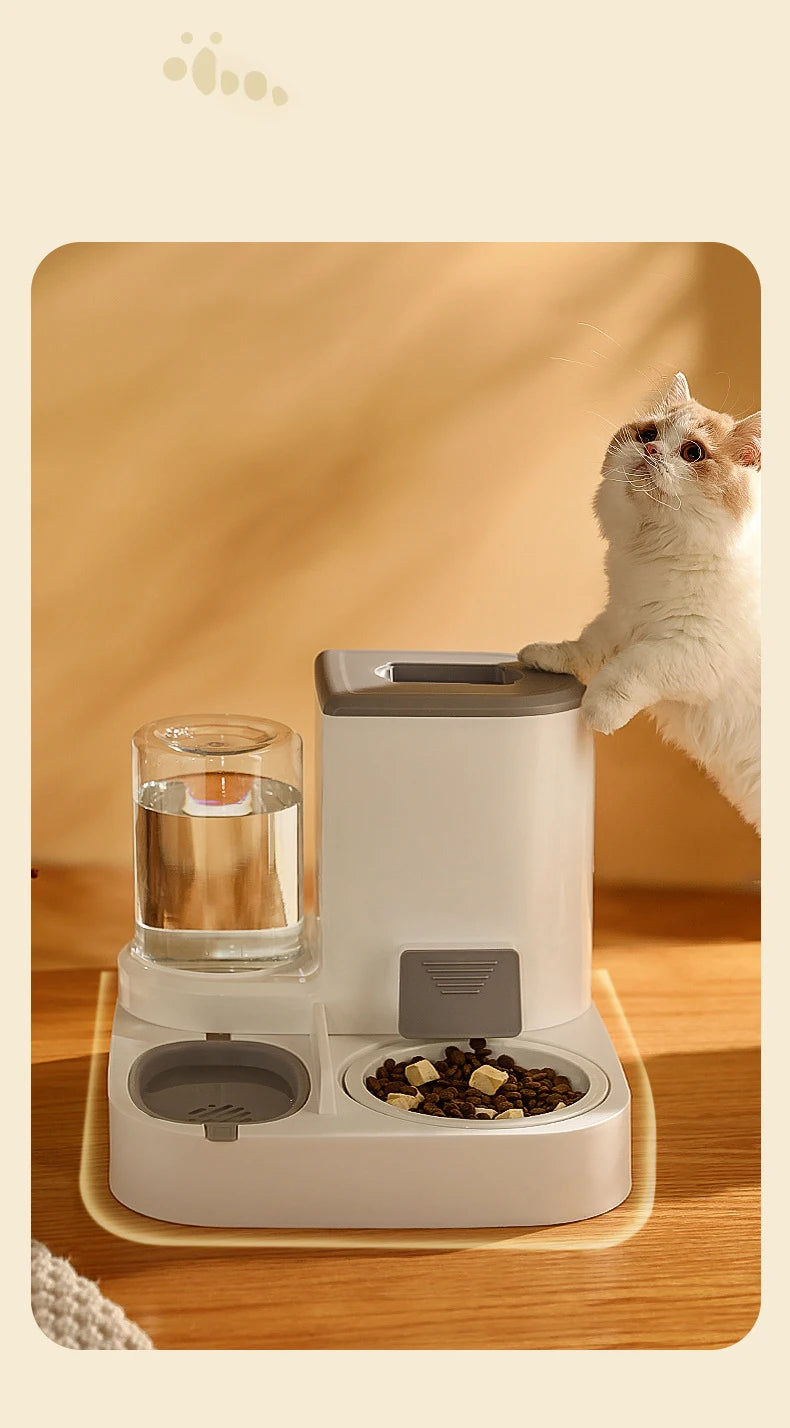 Kimpets Pet Automatic Feeder Drinking Water Large Capacity