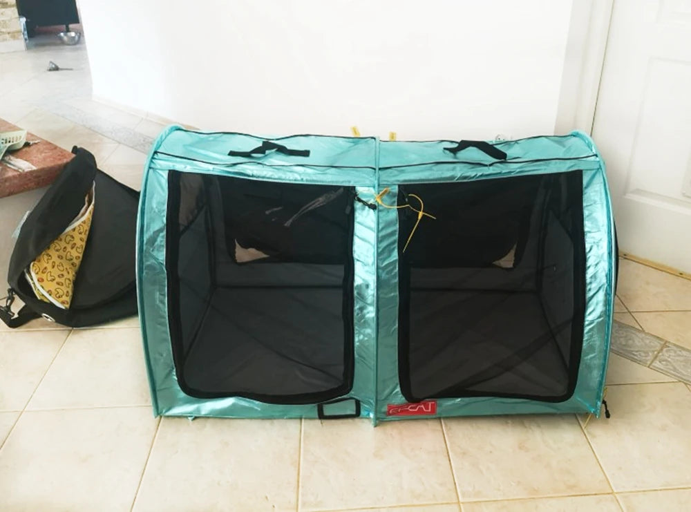 Large Pet Dog Cat Cage Foldable