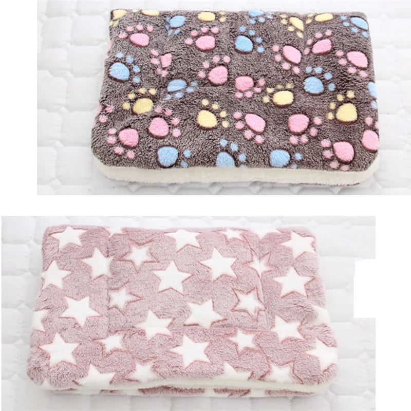 Soft Flannel Pet Blanket puppy Sleeping Cover Towel cushion for small Medium large dogs