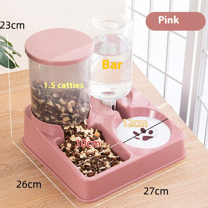 Automatic Pet Feeder Water Dispenser Integrated