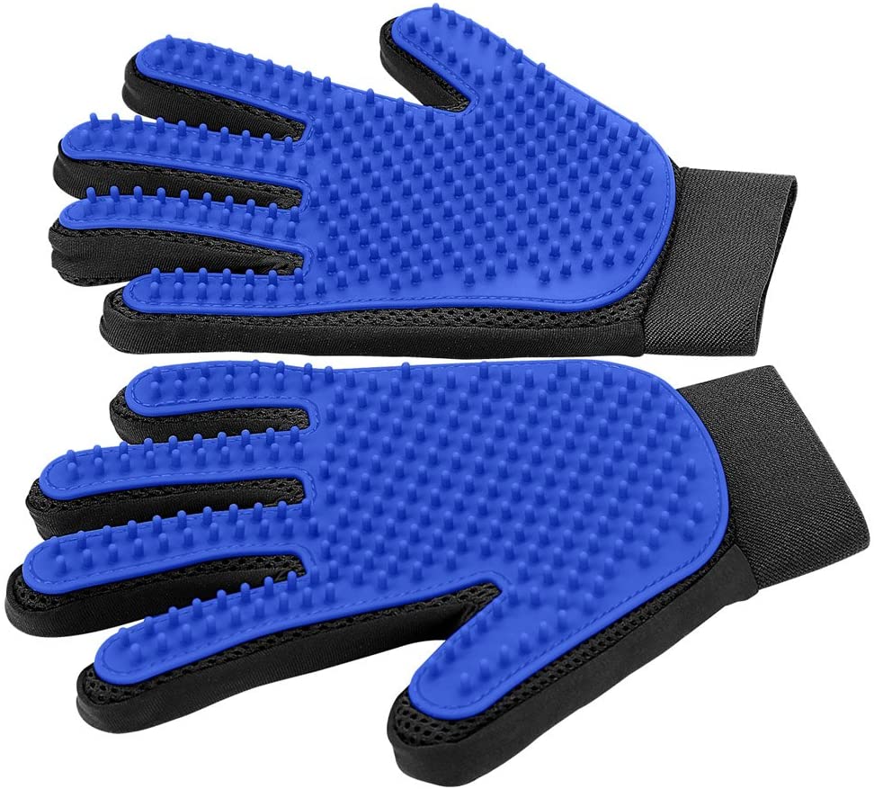 Pet Grooming Glove Gentle Efficient Pet Hair Remover