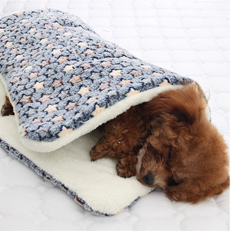 Soft Flannel Pet Blanket puppy Sleeping Cover Towel cushion for small Medium large dogs