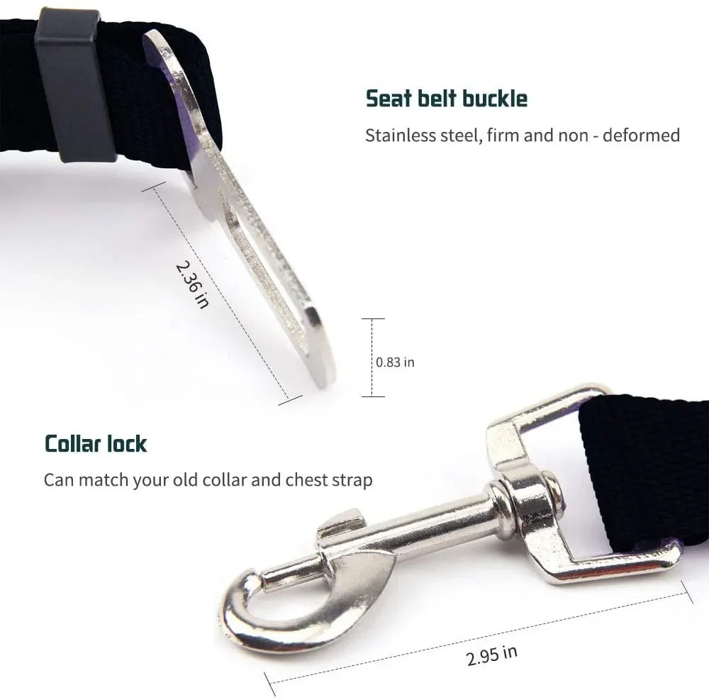 Dog Harness Lead Clip Safety Lever Traction