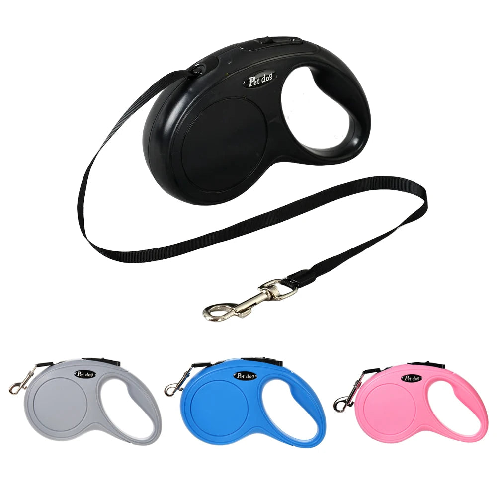 3M 5M Dog Leash Puppy Outdoor Travel Retractable Automatic