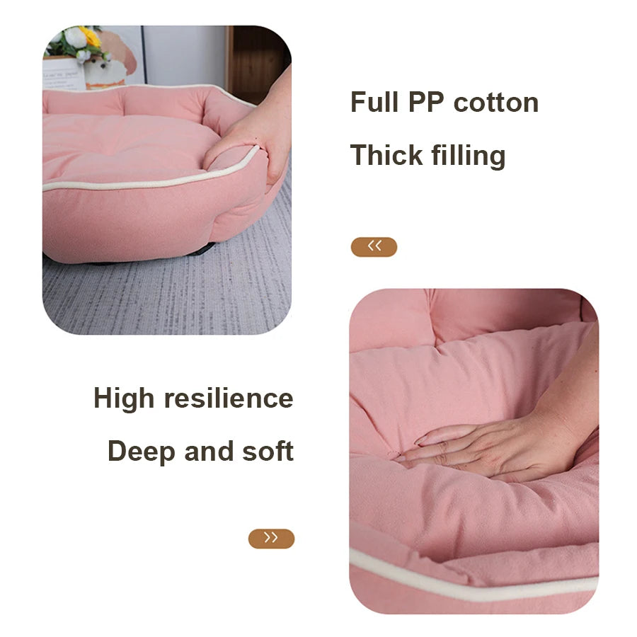 Dog And Cat Bed, Suitable For All Cats And Small And Medium-Sized Dogs