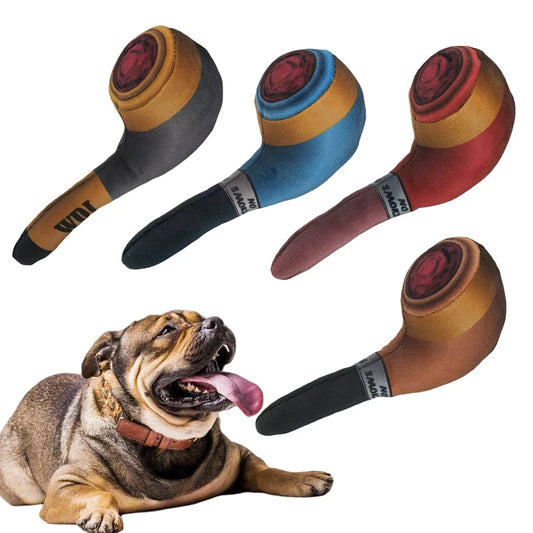 Dog Squeakers For Toys Pet Pipe Smoke Plush