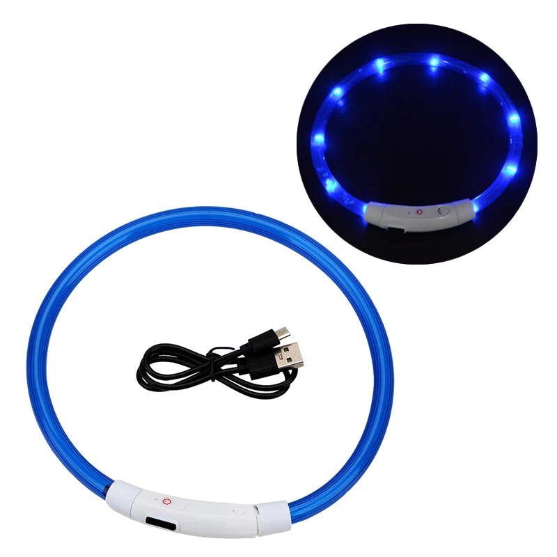 3 Modes Dog Luminous Charge Collar Led Usb