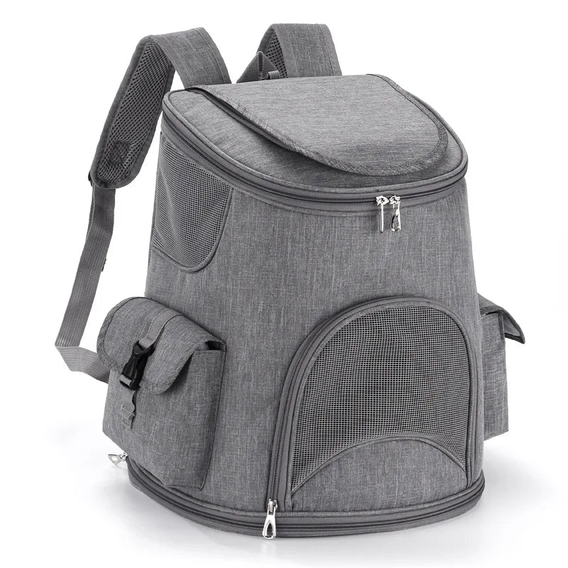 Pet Bags Breathable and Cool Travel Backpack with Two Side Pockets