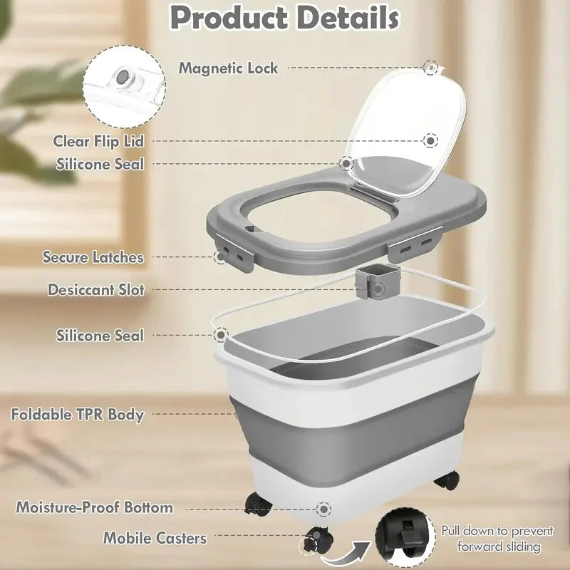 Food Storage Container Collapsible