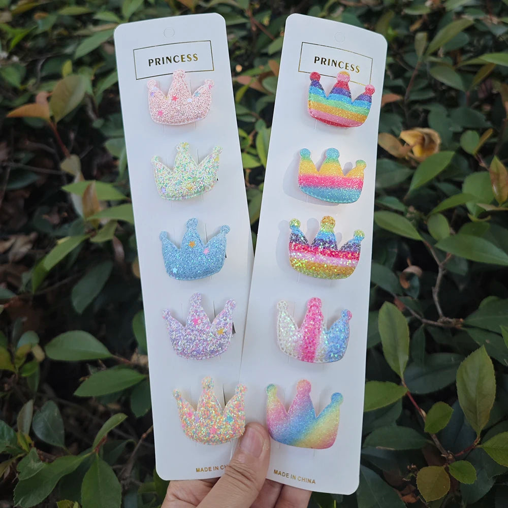 10 Pieces Dog Hair Clips Cute Candy Color