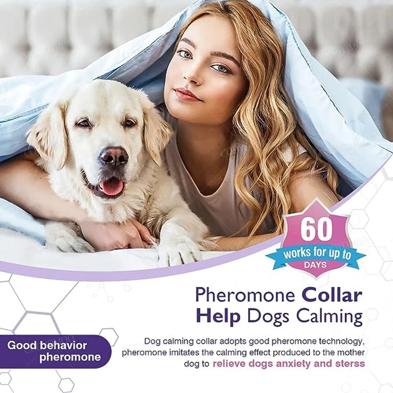 3/4 Pc Dogs Calming Pheromone Collars Pets Relieve Anxiety