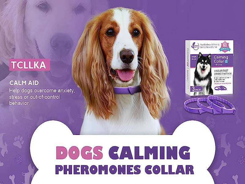 3/4 Pc Dogs Calming Pheromone Collars Pets Relieve Anxiety