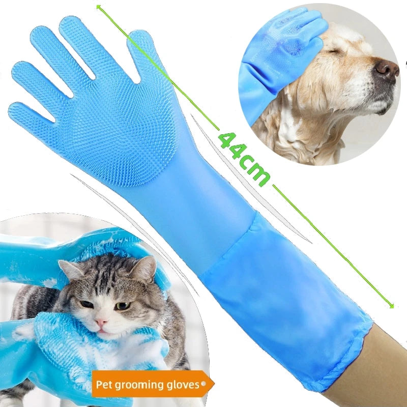 Dog Cat Bathing Glove Indirect Shampoo