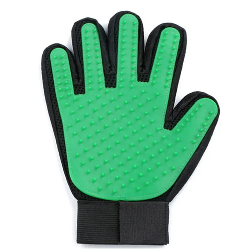 Pet Grooming Glove Gentle Efficient Pet Hair Remover