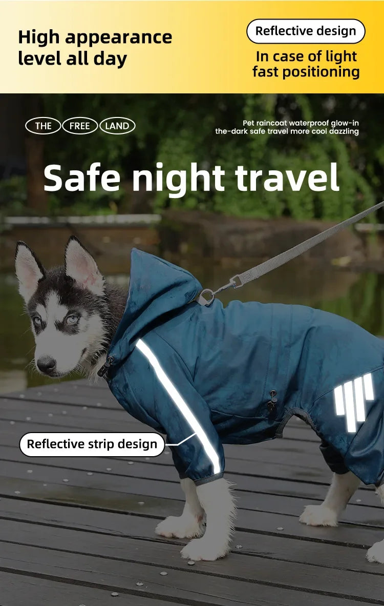 Pet Dog Waterproof Raincoat