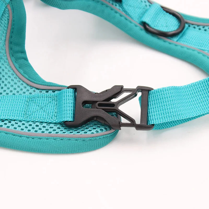 Fashion Reflective Cat Harness and Leash Sets Breathable