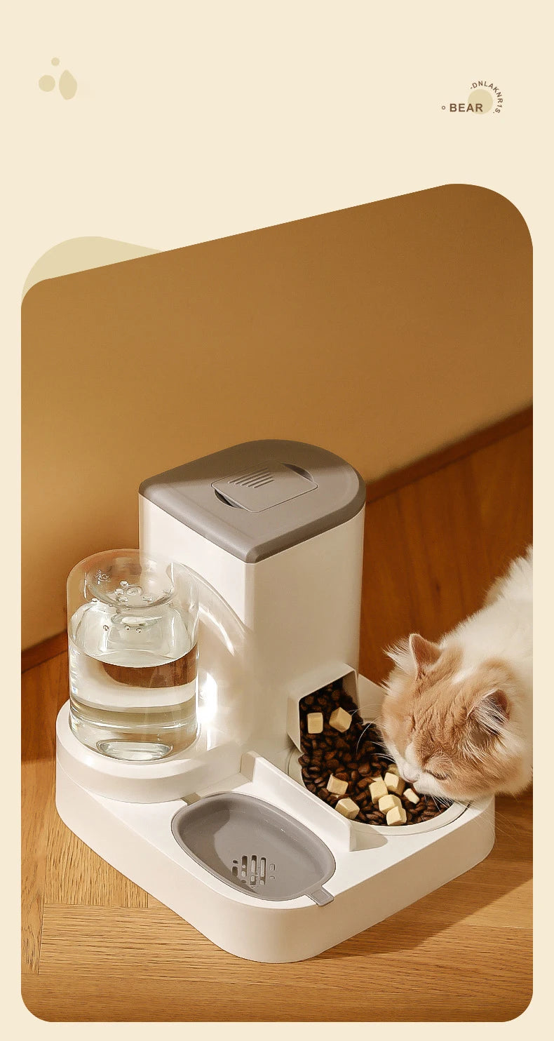 Kimpets Pet Automatic Feeder Drinking Water Large Capacity