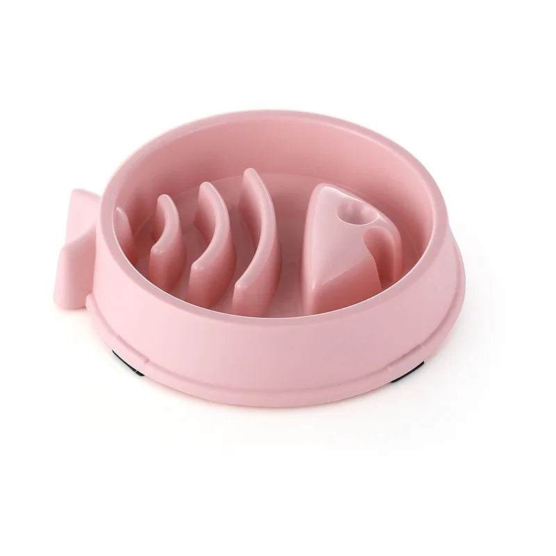 Pet Cat Dog Slow Food Bowl