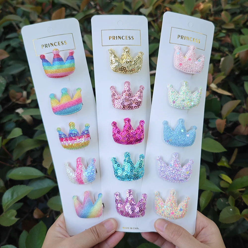 10 Pieces Dog Hair Clips Cute Candy Color