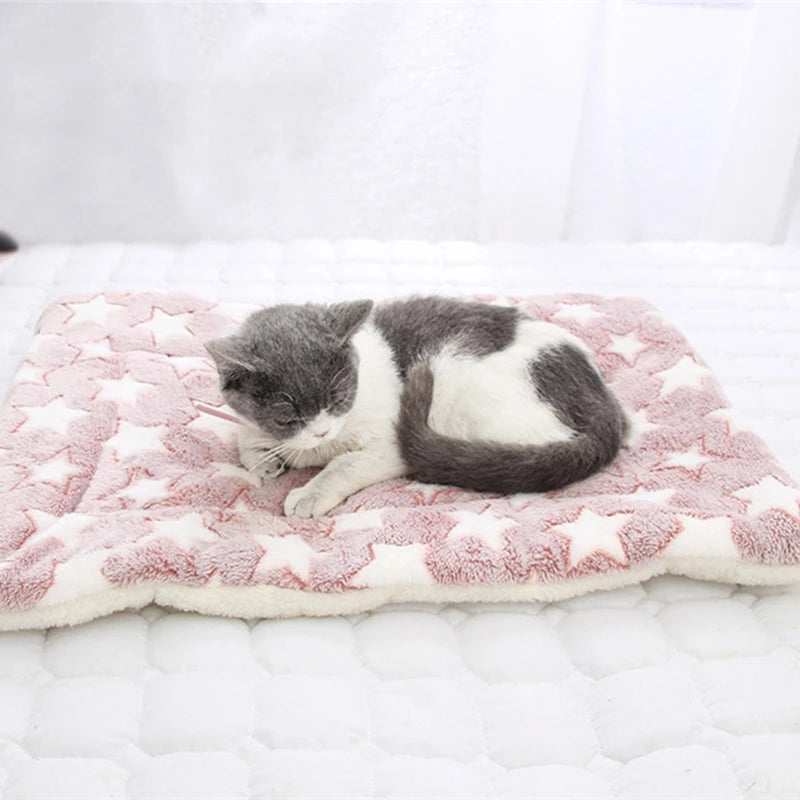 Soft Flannel Pet Blanket puppy Sleeping Cover Towel cushion for small Medium large dogs