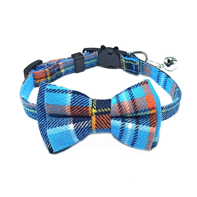 Dog Collar With Sash Small Bell For Cats