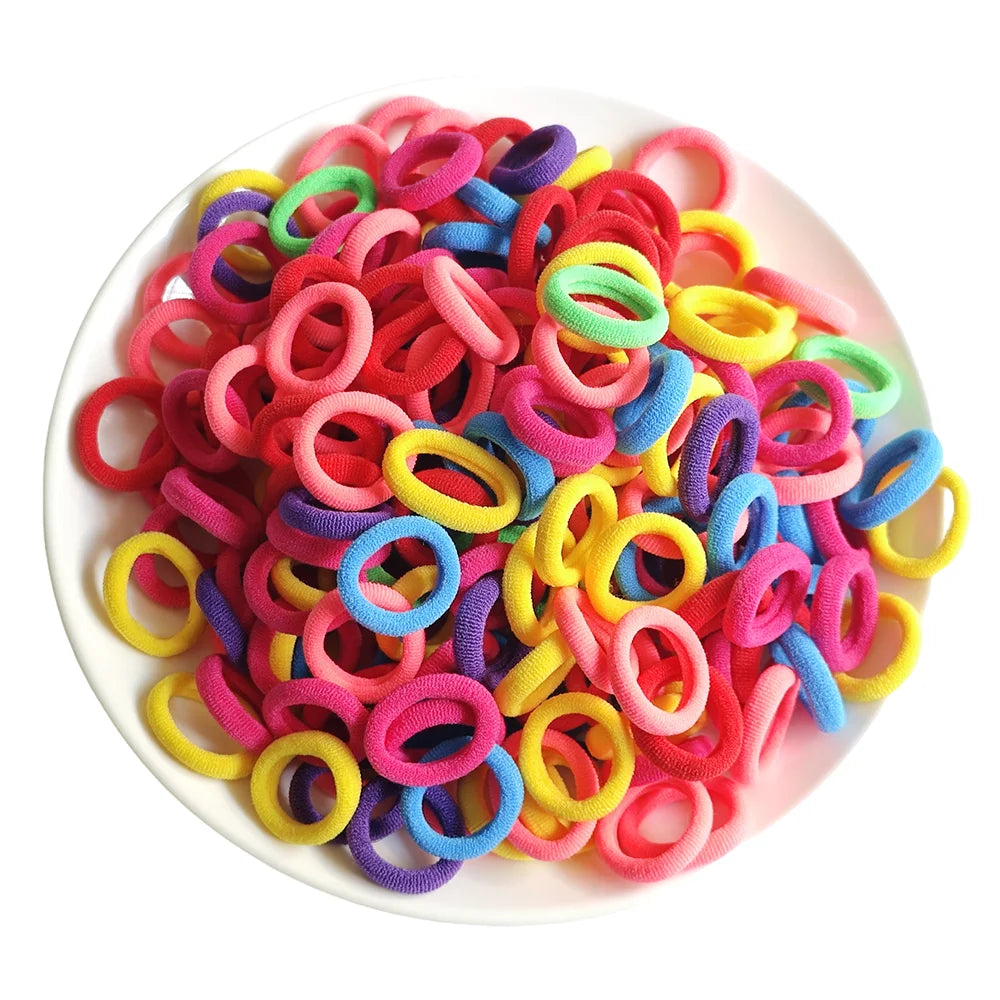 100pieces/Set Pet Elastic Hair Band Cute Dog Grooming Hair Accessories