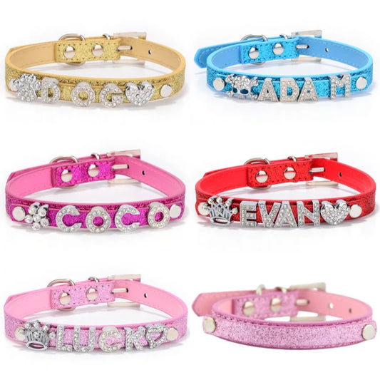 Customized Dog Collars Bling Rhinestone