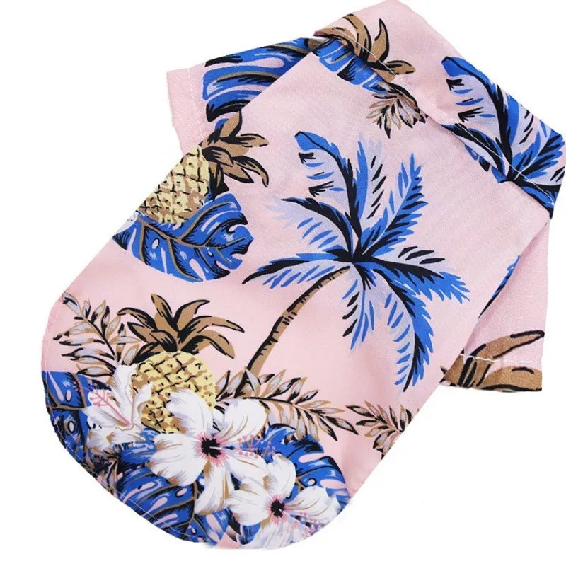 Pet Beach Pineapple Shirts Hawaiian Style