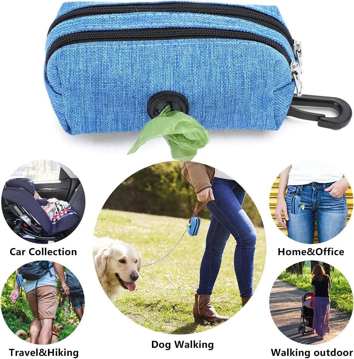 Pet Dog Poop Bag Dispenser Storage