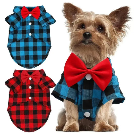 Wedding Dress for Pet, Shirt Suit, Birthday Party