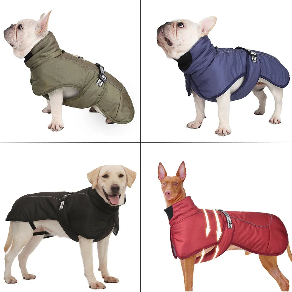 Winter Warm Dog Clothes for Medium Large