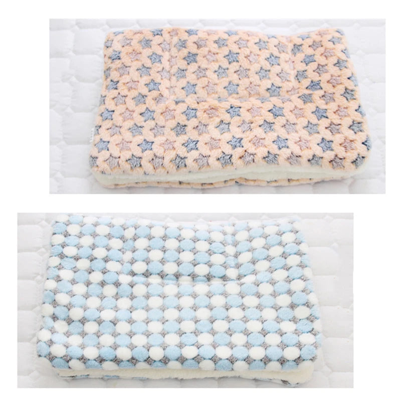 Soft Flannel Pet Blanket puppy Sleeping Cover Towel cushion for small Medium large dogs