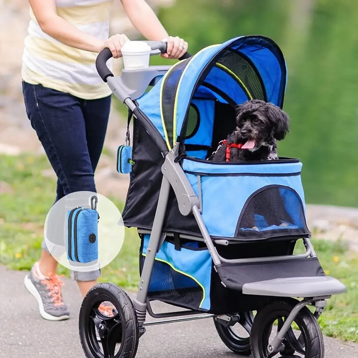 Pet Dog Poop Bag Dispenser Storage